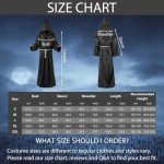 Adult Medieval Hooded Monk Costume for Men