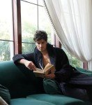 Men's Hooded Coral Fleece Velvet Robe