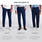 Haggar Men's No-Iron Flat Front Dress Pants