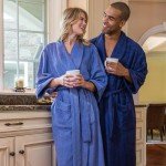 Luxury Black Terry Cloth Bathrobe for Men