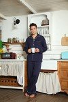Men's Soft Cotton Pajama Set with Pockets