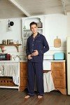Men's Soft Cotton Pajama Set with Pockets