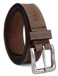 Timberland Men's Dark Brown Leather Boot Belt 34