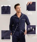 David Archy Men's Soft Cotton Pajama Set