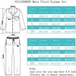 Men's 100% Cotton Flannel Plaid Pajama Set