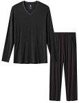 Men's Super Soft Black Pajama Lounge Set