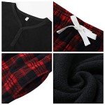 Men's Long Sleeve Plaid Pajama Set