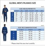 Men's Flannel Pajama Set - 100% Cotton, Large