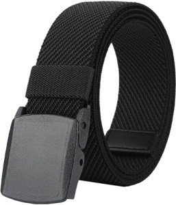 LionVII Stretch Belts for Men and Women, Black