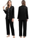 Men's Black Satin Pajama Set - Couples Matching