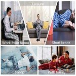 Men's Microfleece Pajama Set with Flannel Pants