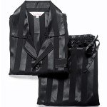 Men's Silk Satin Pajamas Set - Long Sleeve PJs