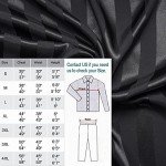 Men's Silk Satin Pajamas Set - Long Sleeve PJs