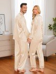 Men's Silk Satin Button Down Pajama Set