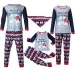 Men's Navy Bear Xmas Pajamas Set