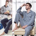 Men's Soft Cotton Flannel Pajama Set - Plaid