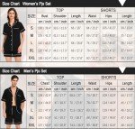 Men's Short Sleeve Pajama Set with Pockets