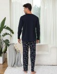 Men’s 2-Piece Pajama Set with Pocket Pants