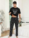 Men's Lightweight Cotton Pajama Set with Pockets