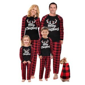 Matching Christmas Family Pajamas for Men and Women