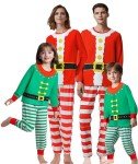 Family Matching Christmas Pajamas Set - Green