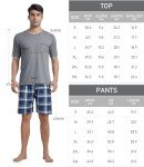 Men's 2-Piece Pajama Set: Crewneck Top & Shorts