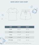 David Archy Men's Bamboo Rayon Summer Pajama Set