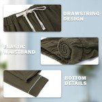 Men's Soft Long Sleeve Pajama Set - Dark Green