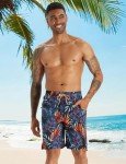 APTRO Men's Quick-Dry Swim Trunks with Liner
