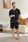 Men's Lightweight Short Sleeve Pajama Set