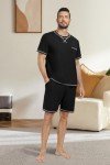 Men's Lightweight Short Sleeve Pajama Set
