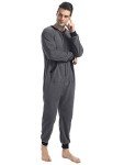 Cozy Solid Color Fleece Onesie Pajamas Set