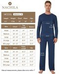 Men's Bamboo Viscose Long Sleeve Pajama Set