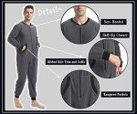 Cozy Solid Color Fleece Onesie Pajamas Set