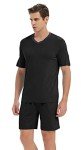 Men's Comfy Black Pajama Set - Size XL