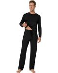 Men's Bamboo Viscose Long Sleeve Pajama Set
