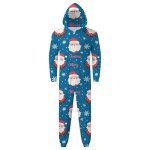 Cozy Hooded Christmas Pajamas Set for Families