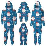 Cozy Hooded Christmas Pajamas Set for Families