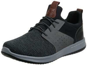Skechers Men's Camben Fashion Sneakers - Black/Gray