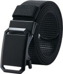 LionVII Men's Adjustable Webbing Ratchet Work Belt