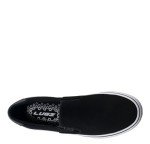 Lugz Clipper Classic Men’s Slip-On Sneakers - Black/White