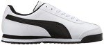 PUMA Men's Roma White/Black Fashion Sneakers 10.5