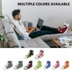 Men's Black-Red Check Indoor Slipper Sneakers