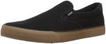 Lugz Men's Black/Gum Slip-On Fashion Sneakers