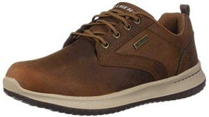 Skechers Men's Dark Brown Delson-Antigo Sneakers