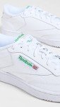 Reebok Men's Club C 85 White/Green Sneakers
