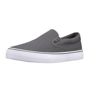 Lugz Men's Clipper Slip-On Sneaker, Dark Grey