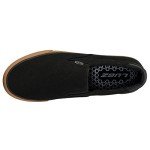 Lugz Men's Black/Gum Slip-On Fashion Sneakers