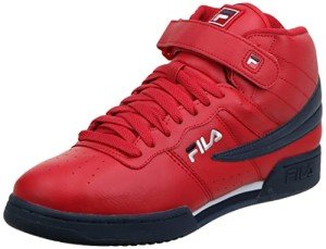 FILA Men's F-13v Fashion Sneaker, Red Navy/White