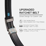 Men's Leather Automatic Ratchet Belt with Gift Box